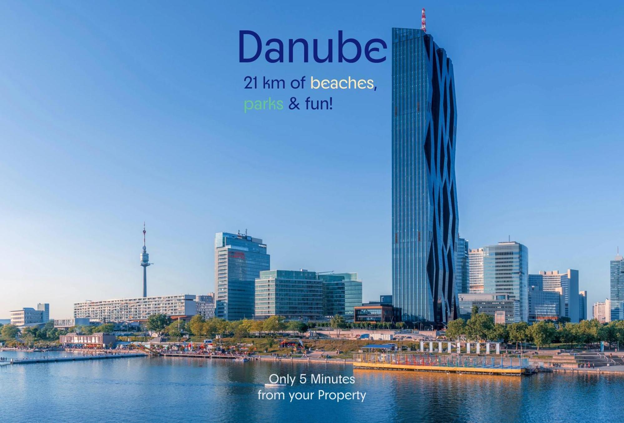 Joyful 2Br Shared Apt Near Millenium Tower & Danube River Wien Exterior foto